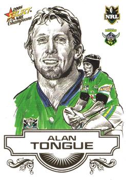 2008 Select NRL Champions - Sketches #SK5 Alan Tongue Front